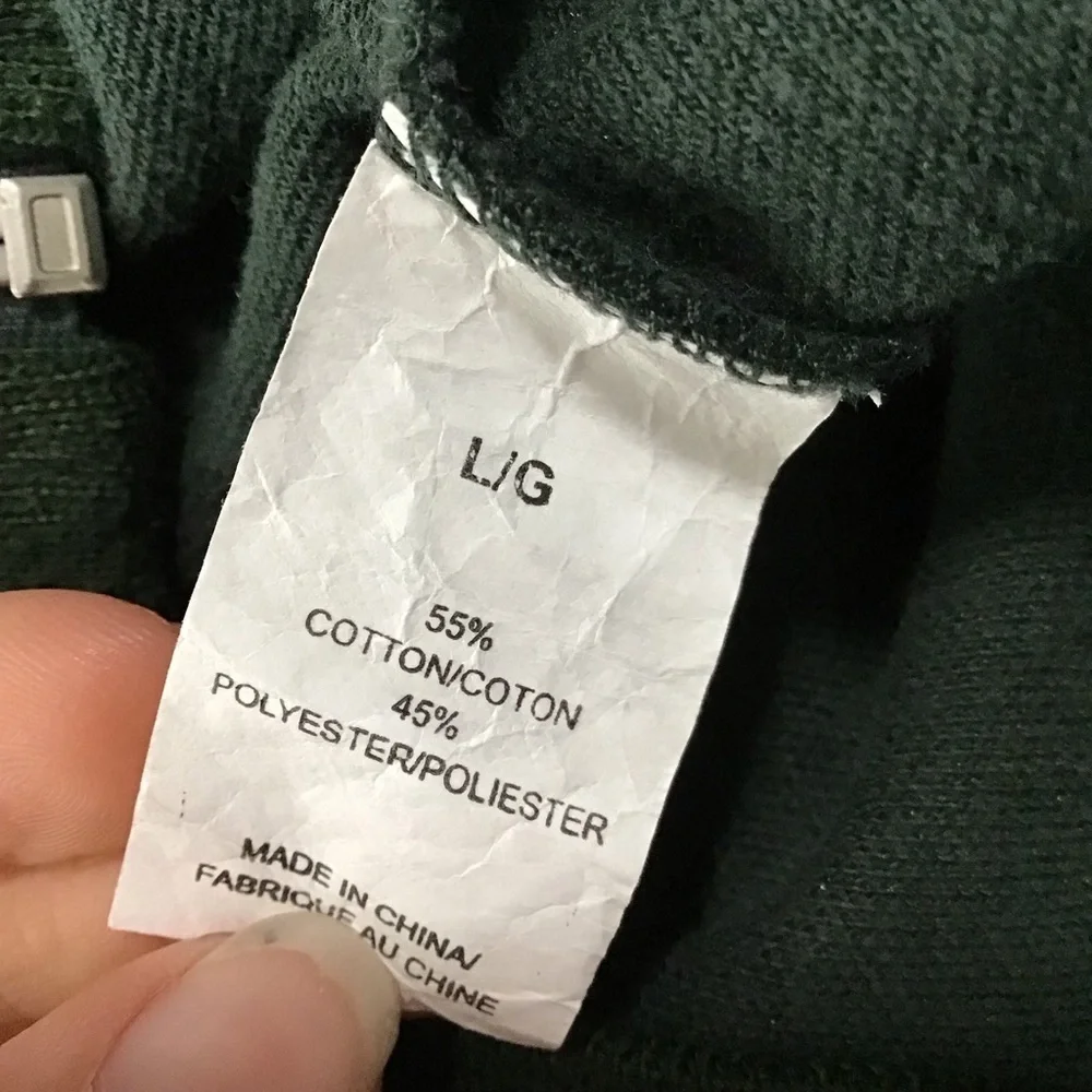 Ace Brand Ireland Green and Orange Track Jacket Size Large.